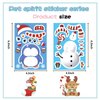 24 Sheets Snowman Stickers Make Your Own Stickers Party Favors Make A Snowman Stickers for Kids Party Favors,Classroom Rewards, Themed Art Craft Supplies (Snowman)