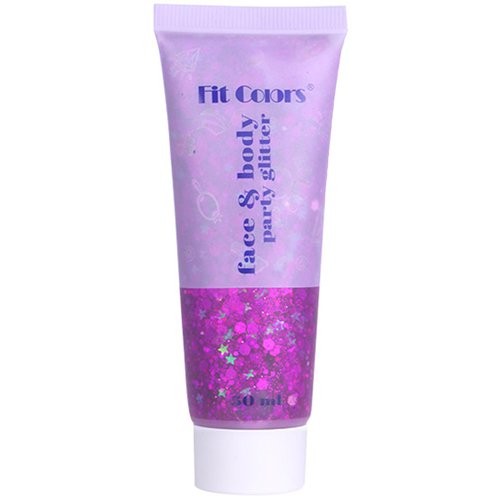 BeeYoYe Purple Body Glitter,Face Glitter Gel,Mermaid Sequins Liquid Holographic,Face Eye Lip Hair Music Festival Rave Accessories Makeup,Sparkling Body Glitter Gel for Women,50m