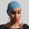 Blue-Jean Blue Designer Head Wrap by JFrassini | 100% Cotton Scarves Bandana