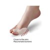 Dr.Pedi Bunion Corrector for Women Silicone Toe Separators for Overlapping Toes Women Correct Toes Straightener 1 Pair