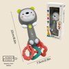Baby Music Rattle Toy, Baby Teething Toy for Infants 6-12-18 Months Toddlers Sensory Toys Baby Boy Girl Gifts (Grizzlies)