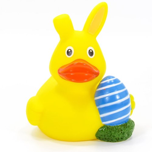 Easter Yellow Bunny Rubber Duck | Gift Baskets, Partys, Toy, Collectables | 3"