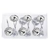 HBlife 12 Pcs Acrylic Decorative Rolling Diamond Shower Curtain Hooks Rust Proof Rhinestones Crystal Bling Shower Curtain Hooks for Curtain and Shower Rod, Clear Round