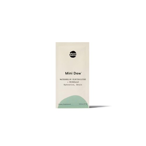 Moon Juice Mini Dew Electrolyte Powder Sticks | Electrolyte Drink Mix + Trace Minerals Supplement for Hydration + Brain Function | Vegan, Keto | Sugar Free Watermelon Flavor | 18 Servings