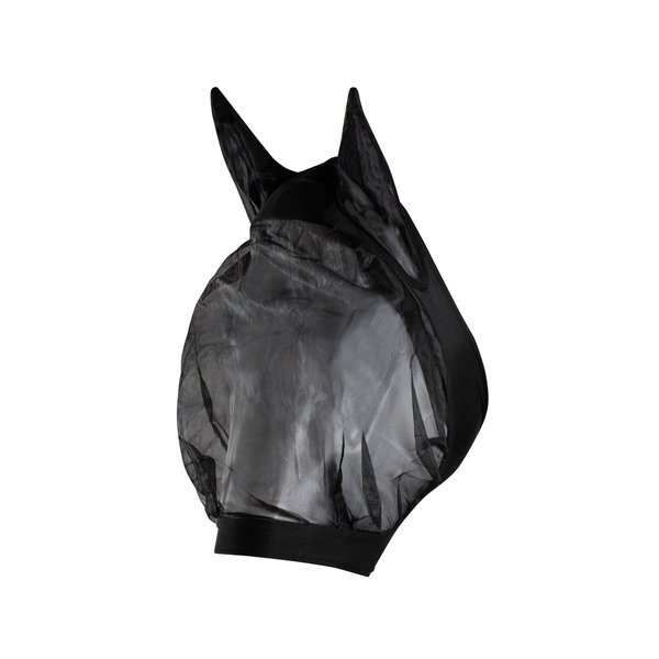 HORZE Soft Comfort Spandex Insect and Fly Mask for Horses - Black - Cob