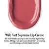 Gerard Cosmetics Supreme Lip Creme Wild Berry Tart | Highly Pigmented, Fully Opaque, Deep Pink Lip Gloss | Nourishing, Hydrating, Liquid Lipstick for Full Coverage Lip Color