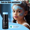 Go Ho Light Blue Face Body Paint Stick,Water Based Washable Pale Blue Face Paint Stick,Full-coverage Cream Blue Body Paint for Adults Children Halloween Cosplay SFX Corpse Bride Sally Makeup