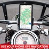 Diamond Plate Adjustable Motorcycle/Bicycle Phone Mount