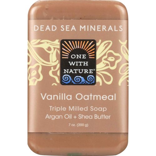 One with Nature Almond Bar Soap, Vanilla Oatmeal, 7 Oz