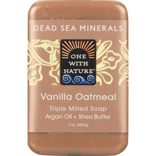 One with Nature Almond Bar Soap, Vanilla Oatmeal, 7 Oz