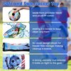 flybakiz Soccer Ball Game Set for Kids Indoor Outdoor Play Equipment,Foldable Flannel Mat Goals Toy with 2 Velcro Balls, Toddlers Boy 8-12 Years Old Birthday Christmas Party Gift