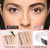 Microblading Eyebrow Pen, 3D Waterproof Microblading Eyebrow Pencil, Brow Pencil with Micro-fork Tip, Long-lasting Natural Makeup Fine Stroke Magic Eyebrow Pencil (Dark Brown)