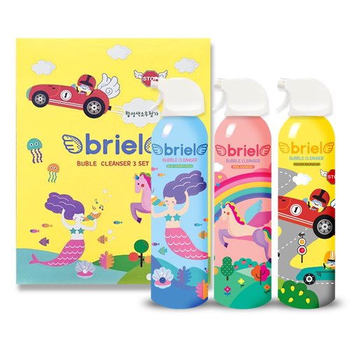 briel bubble cleanser 200ml 3set Body wash Foam Soap