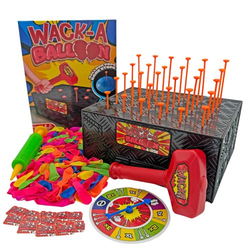 Wack A Balloon Strategy Board Game | Family Game Night Favorite | Engaging for Kids and Adults | Play Solo Or Challenge Friends | Popular Social Media Games Everyone Can Play | Ages 4+