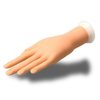 Vktech® Nail Art Soft Practice Hand Flexible Silicone Prosthetic Hand Manicure Tool