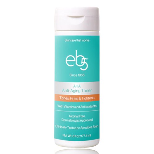 eb5 Aha Anti-Aging Facial Toner with Vitamins and Antioxidants, Tones, Firms & Tightens, Alchohol-Free, Clinically Tested on Sensitive Skin (6 fl oz)