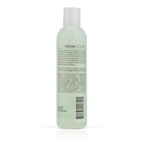 Skin Spa - Face Toner for All Skin Types 8 Oz, Skin Care Daily Facial Toner - Hydrates and Refresh Skin, Non- Alcoholic and Paraben Free Formula
