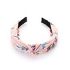 Gangel Boho Headbands Wide Floral Style Cloth Hair Bands Cute Knot Head Bands Fashion Headwear Accessory for Girls and Women(pack of 4)
