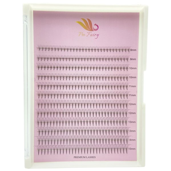 Pro Fairy Premade Fans Lashes 3D 4D 5D 6D Voleme Lash Extensions Pre Made Fans Eyelash Extension Mixed 8-15mm Thickness 0.07 Curl C/D (5D 0.07 C Mix)