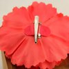 Koolgil Women's 4Pcs Bohemia Peony Flowers Hairpin Hair Clip Flower Brooch for Travel Party Festivals (Light Pink)