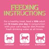 Just Try 13.4 OZ Urinary Tract Cat Treats for Indoor Cats Health Supplement Cranberry & D-Mannose for Kidney Bladder UT Support Salmon Flavor Crunchy Chews Cat Loves