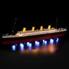 BRIKSMAX Led Lighting Kit for Creator Titanic - Compatible with Lego 10294 Building Blocks Model- Not Include The Lego Set