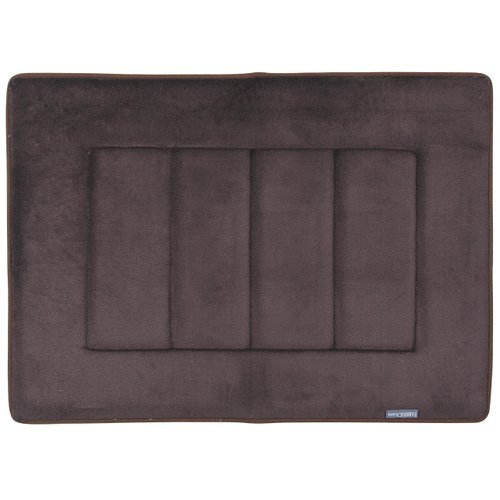FABBRICA HOME Ultra-Soft High Density Memory Foam Bath Mat (1, Coffee Brown)