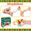Christmas Goodie Bag Stuffers, 42 Pcs Christmas Squishies Toys for Kids Squishies Bulk Toy Mochi Fidget Stress Relief Toy for Stocking Stuffers Christmas Party Favors Xmas Gifts