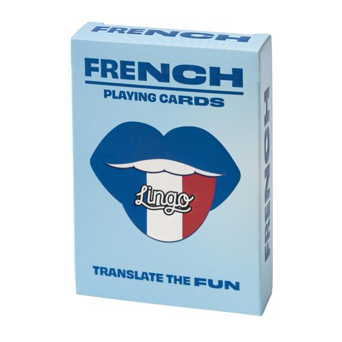 Lingo French Playing Cards | Travel Flashcards | Learn French Vocabulary in A Fun &amp; Easy Way | 52...