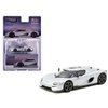 1:64 Scale Diecast Model Car Compatible with Koenigsegg CC850 Sliver Limited Edition by Tarmac T64G-TL051-SL