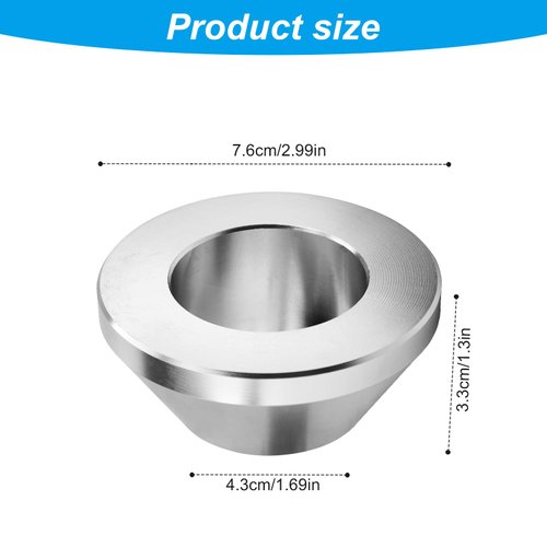 NQEUEPN Manual Tire Changer Centering Cone, Portable Wheel Balancer Hold Down Cone Stable Centering Cone for Hunter Tire Changer for 1.67in Diameter Post Car Truck SUV