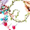 Hapinest Make Your Own Flower Crown Kit & Bracelet Craft Kit, DIY Flower Crown Making Kit Headband Making Kit Perfect Birthday Gifts, Arts and Crafts for Girls & Boys Ages 6 7 8 9 10 Years Old & Up