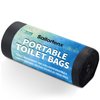 Sailortenx 80/60/20 Portable Camping Toilet Bags 100% Compostable 8 Gallon Use with 5 Gallon Bucket Toilet, Camp Toilet Waste Bags, Disposable Biodegradable Poop Bags for Outdoor Camping
