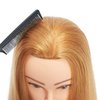 Traininghead 24"-26" 100% Human hair Mannequin head Training Head Cosmetology Manikin Head Doll Head with free Clamp (Blond A)