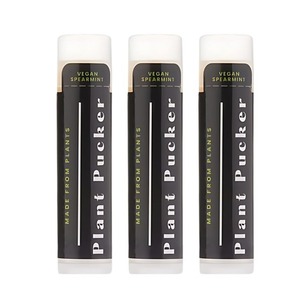 Plant Pucker Vegan Lip Balm (3-Pack) (Spearmint)