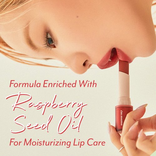 I'M MEME Velvet Lipstick - Drawing Atelier | Highly-Pigmented, Long-lasting, Velvet-matte Finish, 15 Alluring, 0.12 Oz