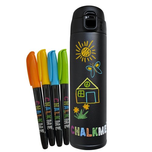 12oz Stainless steel water bottles kids. Chalk Markers For Kids. Crafts For Kids Ages 4-8. Girls Boys gifts. Stocking Stuffers for kids. Kids Christmas gifts. Travel activities. Kids painting kit