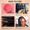 Braiding Gel Extra Hold 8.8 oz -Great For Braids,Twist, Locs & Smooth Edges - Braiding Gel Contains Rosemary Hair Growth Oil for Frizz Control, High Shine, Edge Control(Watermelon Flavour)