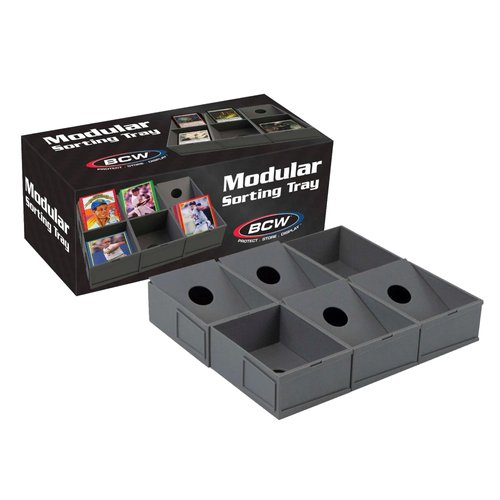 BCW Modular Card Sorting Tray | Customizable Display and Storage Grid, Expandable TCG Sorting Tray | Ideal for Sports Cards, Magic the Gathering, Pokémon, and Board Games