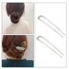 LELEVTXP 2 Pcs U Shape Hair Pins Chignon Pin Metal Hair Sticks Vintage Hairpin Holder Hair Clip Pin French for Women Girls