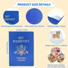 30 Pcs Fake Passport Book for Kids with 300 Non-Repeating Stickers (Including 6 Themes), Suitable for Party Favors, Scrapbooking, Arts and Crafts, School Supplies, Wall Stickers…
