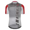 Coconut Ropamo CR Men's Cycling Jersey with 3+1 Zipper Pockets Shorts Sleeve Bike Jersey for Cycling, Breathable Quick Dry (Red/Grey, M)