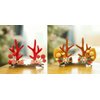 E EMZHOLE 2 Pairs Girls Novelty Antler Hair Clip Women Hair Barrettes Cute Deer Horn and Ears Christmas Hair Pins Xmas Party Supplies Christmas Reindeer Hair Accessories Holiday for Kids Adults (02)