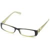 Dog Bone Readers Rectangular Reading Glasses, Green, 132mm + 2.75