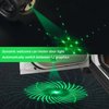 FUNGORGT 1 Pcs Car Door LED Projector -12 HD Patterns Switchable, Rechargeable Wireless Car Door Lights Welcome Light Fit for All Cars/Motorcycle