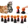 Fulxposs 10Pcs Cat Toys, Cat Toy Interactive Bouncy Ball, Cat Stuff Attract Cats Attention, Goth Cat Toys for Bored Indoor Adult or Kitten Cats Chew Bite Toys,for Pet-Loving Friends