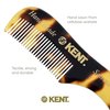 Kent 81T TY Pocket Comb and Beard Comb for Mustache and Beard, Travel Kit Beard Comb for Beard Car, Fine Tooth Comb, Mustache Comb, Kent Comb for Mustache Kit, Beard Grooming Styling Comb