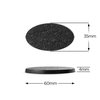 EasyPegs 60 x 35 mm Textured Plastic Oval Bases Wargames Table Top Games 20 Count