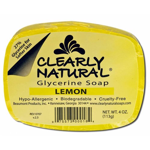 Clearly Natural Glycerine Bar Soap Lemon - 4 oz