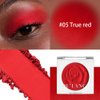 DE'LANCI Single Matte Red Eyeshadow, True Red Eyeshadow Palette Highly Pigmented, Longwear Red Eye Makeup, Red Goth Eye Shadow, Red Face and Body Paint for Women Halloween Cosplay SFX Clown Makeup #05